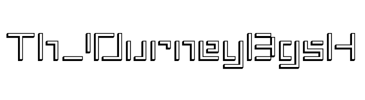 Shuin Sans3D  Free Fonts Download