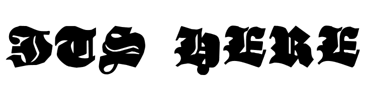 GanzGrobeGotisch  Free Fonts Download