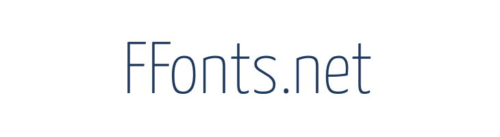 Yanone Kaffeesatz Thin font — Lorem ipsum body text preview