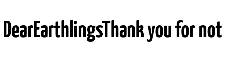 Yanone Kaffeesatz Bold  Free Fonts Download