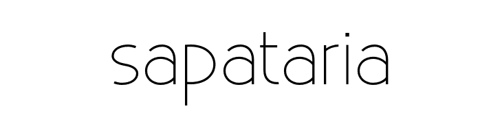 sapataria Existence Unicase Light Font