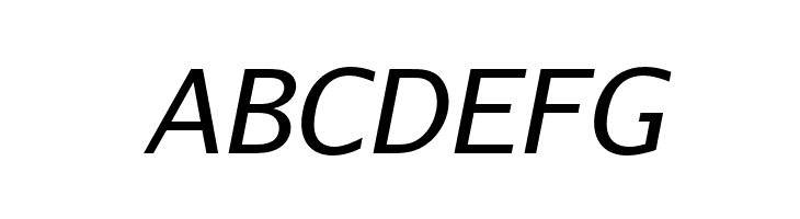 AurulentSans-Italic  Free Fonts Download