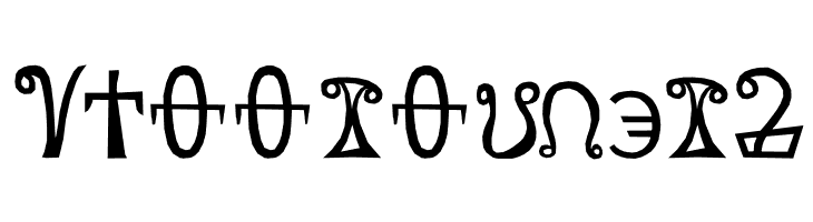 yatsutko_glagolitsa  Free Fonts Download