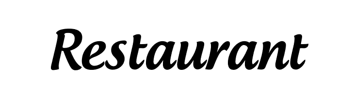 Restaurant Androgyne Font