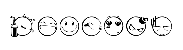 DIST Yolks Emoticons  Free Fonts Download