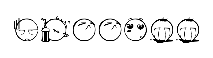 DIST Yolks Emoticons  Free Fonts Download