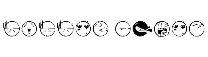 DIST Yolks Emoticons  Free Fonts Download