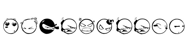 DIST Yolks Emoticons  Free Fonts Download