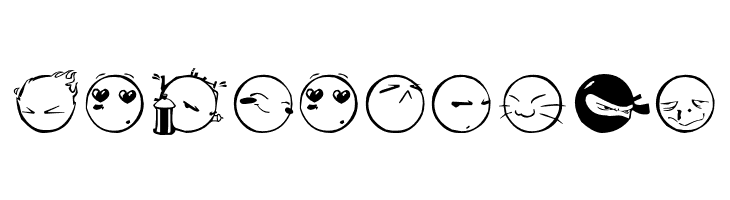 DIST Yolks Emoticons  Free Fonts Download