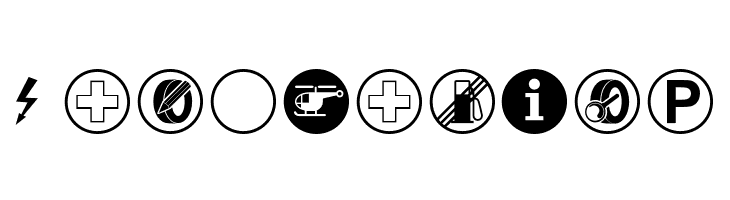 Rally Symbols  Free Fonts Download