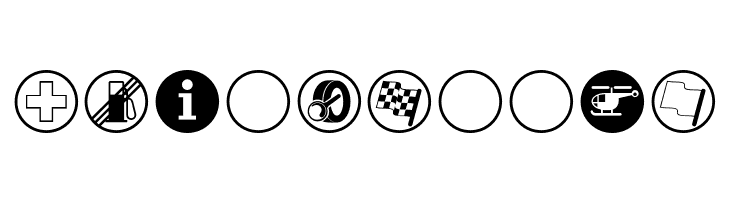 Rally Symbols  Free Fonts Download