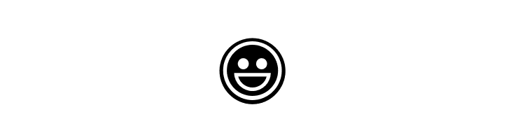Emoticons Outline  Free Fonts Download