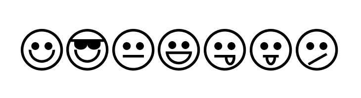 Emoticons  Free Fonts Download