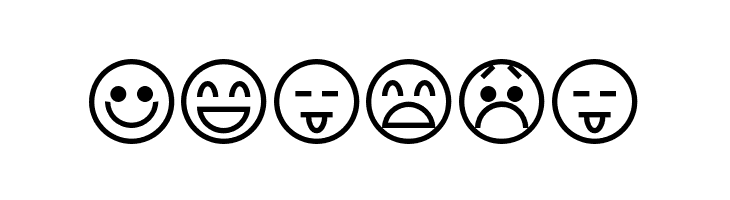 Emoticons  Free Fonts Download
