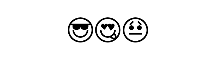 Emoticons  Free Fonts Download
