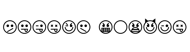 Emoticons  Free Fonts Download