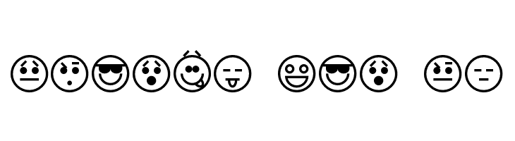 Emoticons  Free Fonts Download