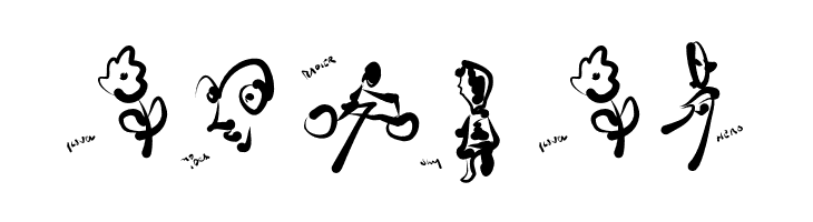 Cartoons Abstract ExtraBlack  Free Fonts Download