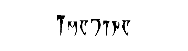 Daedric Runes  Free Fonts Download
