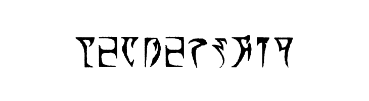 Daedric Runes  Free Fonts Download