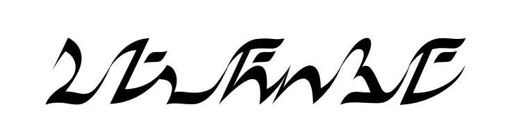 D'ni Script Linguistic Mapping  Free Fonts Download