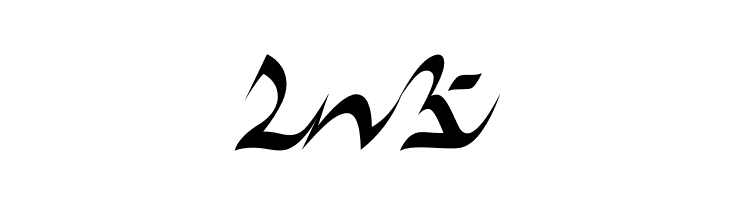 D'ni Script Linguistic Mapping  Free Fonts Download