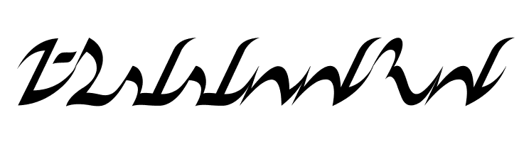 D'ni Script Linguistic Mapping  Free Fonts Download