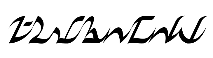 D'ni Script Linguistic Mapping  Free Fonts Download