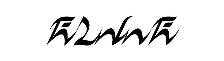D'ni Script Linguistic Mapping  Free Fonts Download