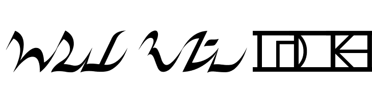 D'ni Script Linguistic Mapping  Free Fonts Download