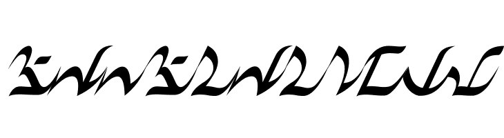 D'ni Script Linguistic Mapping  Free Fonts Download