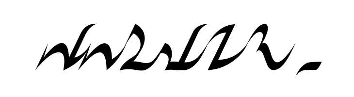 D'ni Script Linguistic Mapping  Free Fonts Download