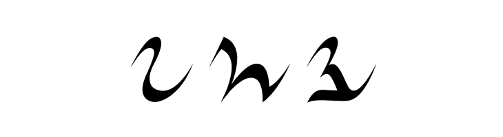 D'ni Script Linguistic Mapping  Free Fonts Download