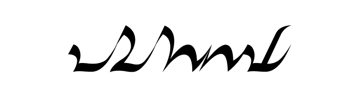 D'ni Script Linguistic Mapping  Free Fonts Download