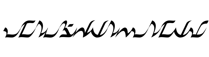 D'ni Script Linguistic Mapping  Free Fonts Download