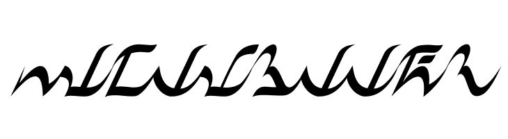 D'ni Script Linguistic Mapping  Free Fonts Download