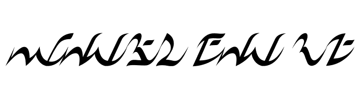 D'ni Script Linguistic Mapping  Free Fonts Download