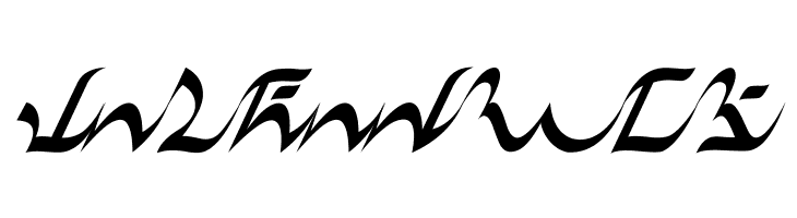 D'ni Script Linguistic Mapping  Free Fonts Download