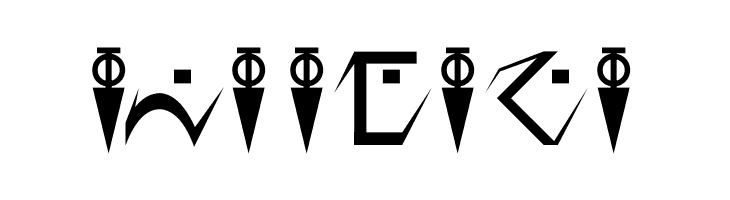 D'ni Script Angular  Free Fonts Download