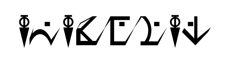 D'ni Script Angular  Free Fonts Download