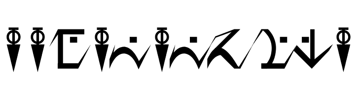 D'ni Script Angular  Free Fonts Download