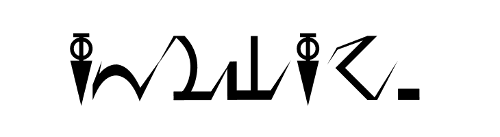 D'ni Script Angular  Free Fonts Download