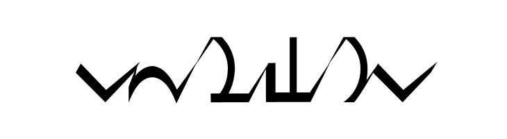D'ni Script Angular  Free Fonts Download
