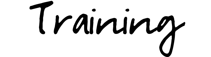 Training Courtney Dorkling Font