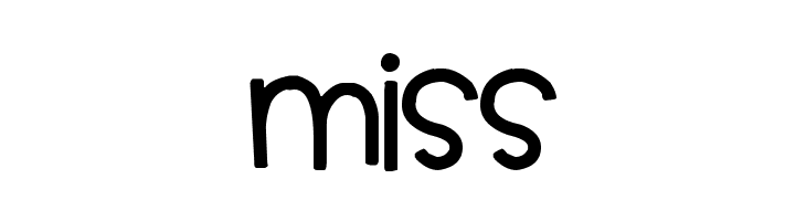 miss Smiley Monster Font