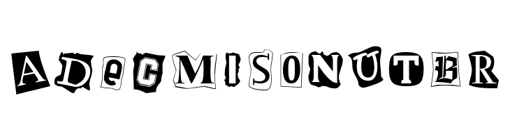 Cut and Paste  Free Fonts Download