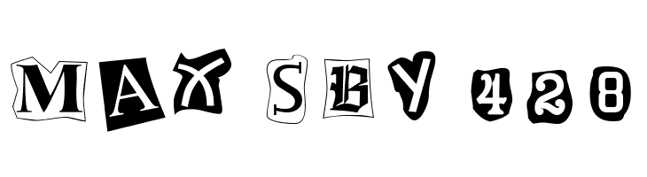 Cut and Paste  Free Fonts Download