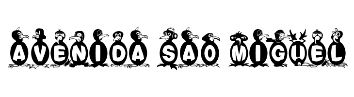 Flying Penguin  Free Fonts Download