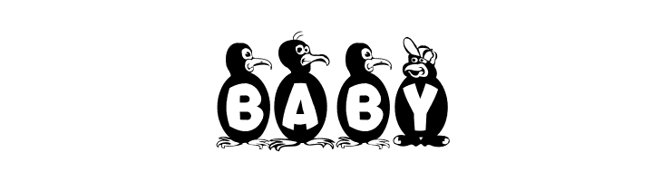 Flying Penguin  Free Fonts Download