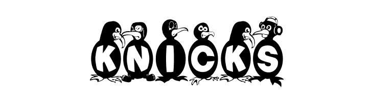 Flying Penguin  Free Fonts Download